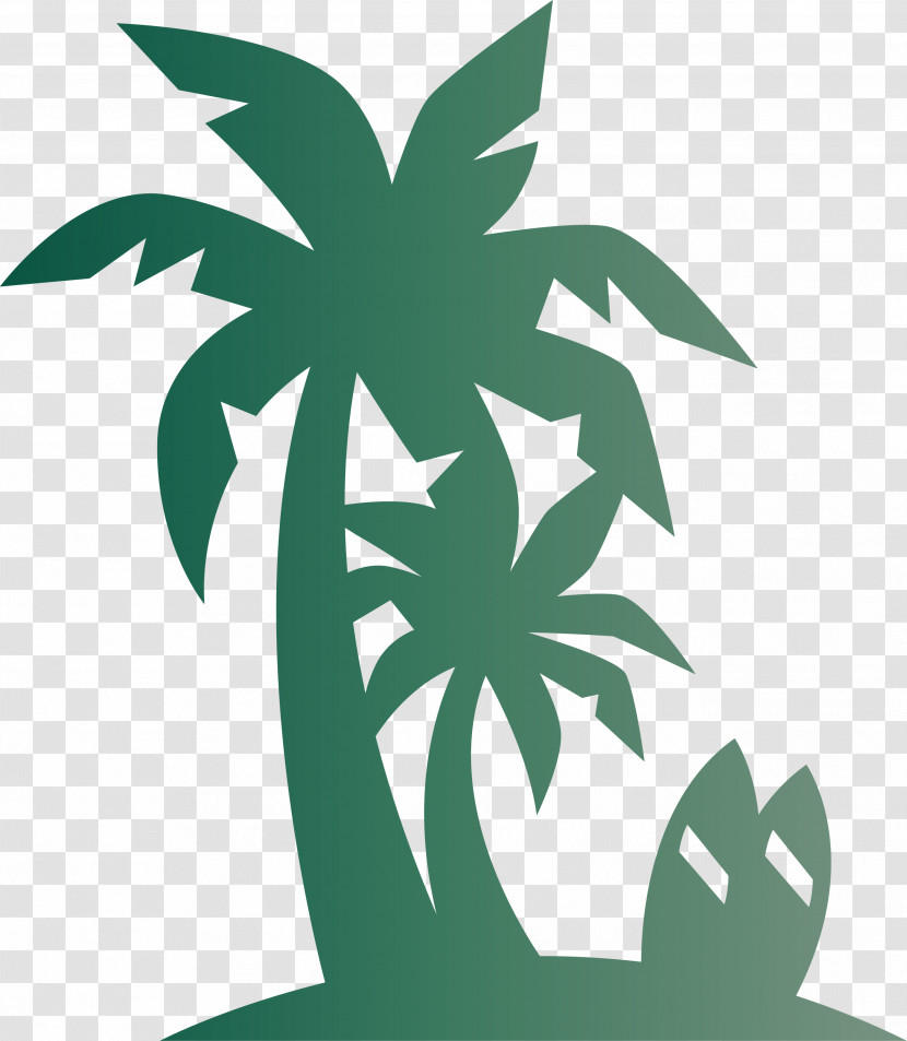 Palm Tree Beach Tropical Transparent PNG