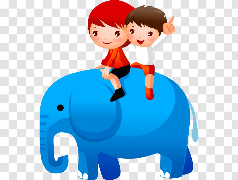 Child Drawing Illustration - Watercolor - Cute Kids Cartoon Elephant Children Transparent PNG