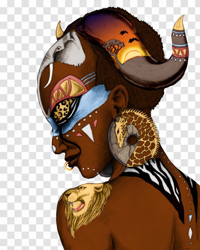 Africa Goddess Art Deity Transparent PNG