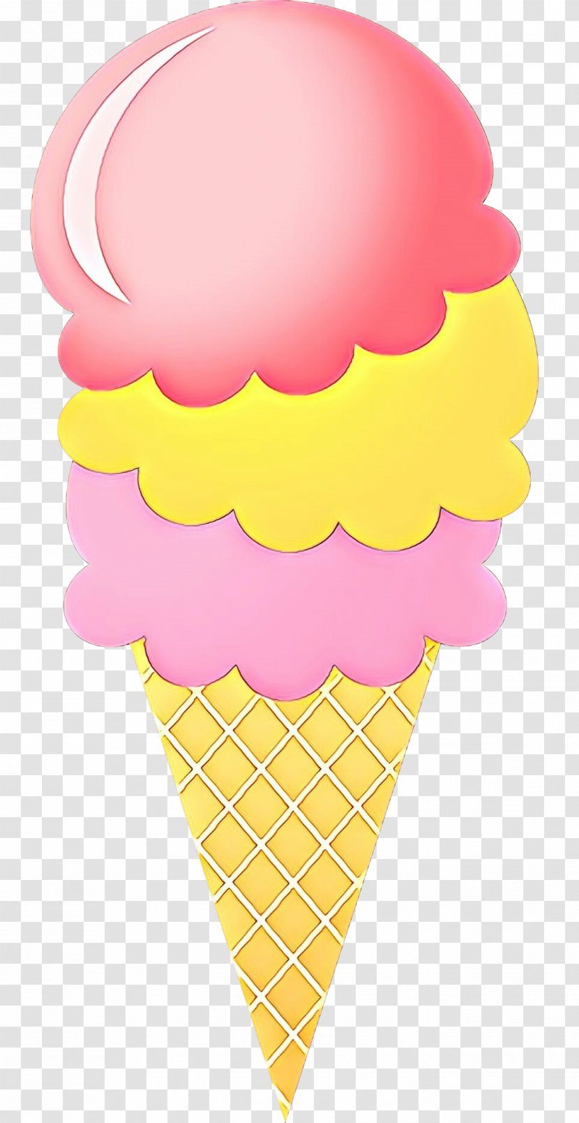 Ice Cream Cone Background - Baking Cup Transparent PNG
