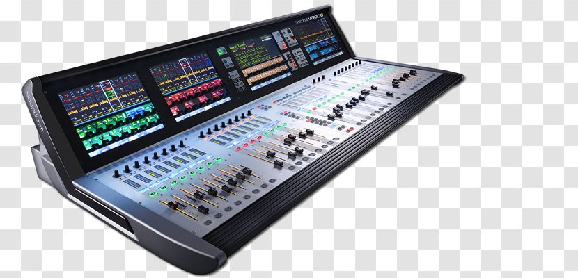 Soundcraft Lx7ii Console Mixer Audio Mixers Digital Mixing - Silhouette - Soundmixer Transparent PNG