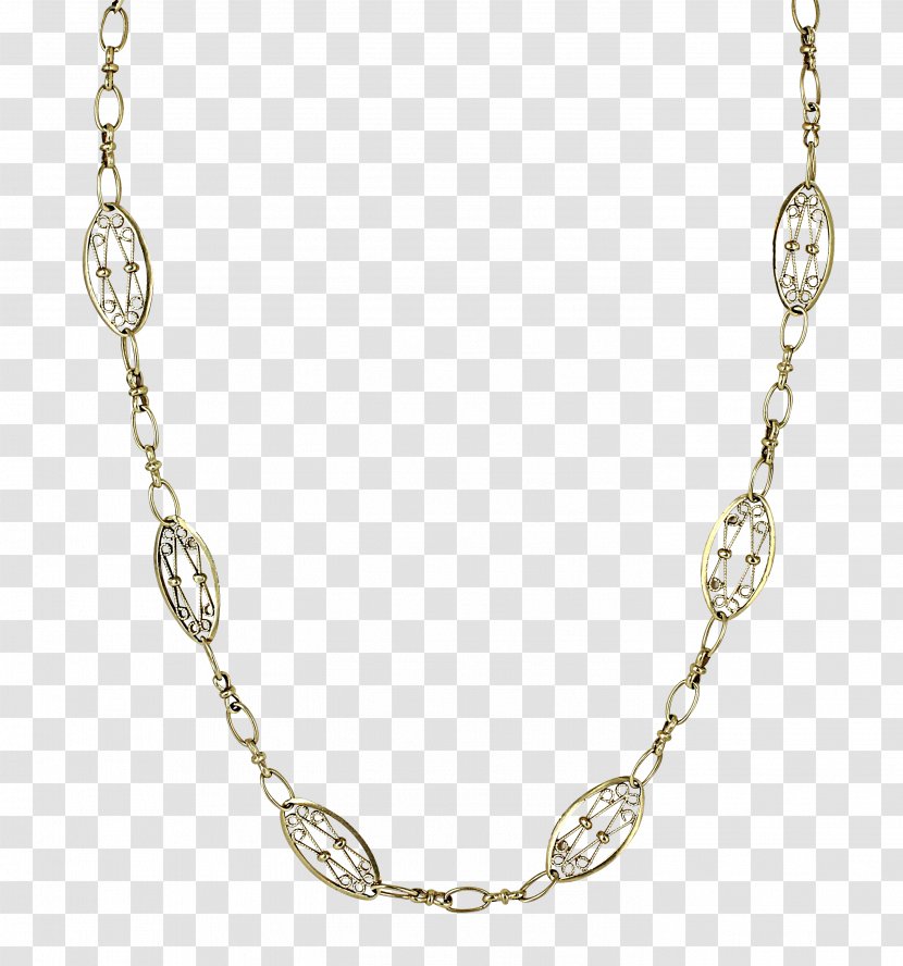 Pearl Necklace Jewellery Earring - Chain - Filigree Pendant Transparent PNG
