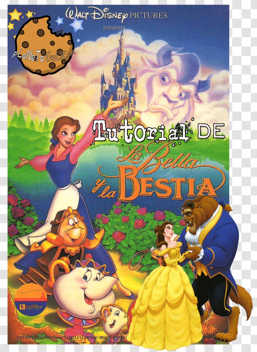 Beauty And The Beast Belle Film Poster - Bella Y La Bestia Transparent PNG