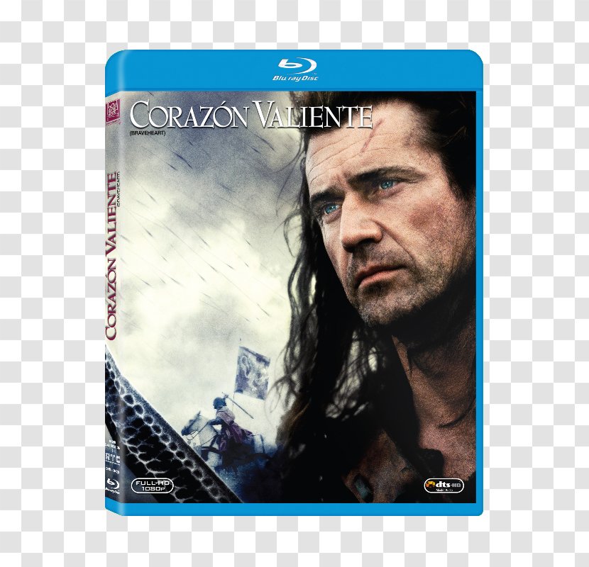 Mel Gibson Braveheart Blu-ray Disc William Wallace Film - Luis Miguel Transparent PNG
