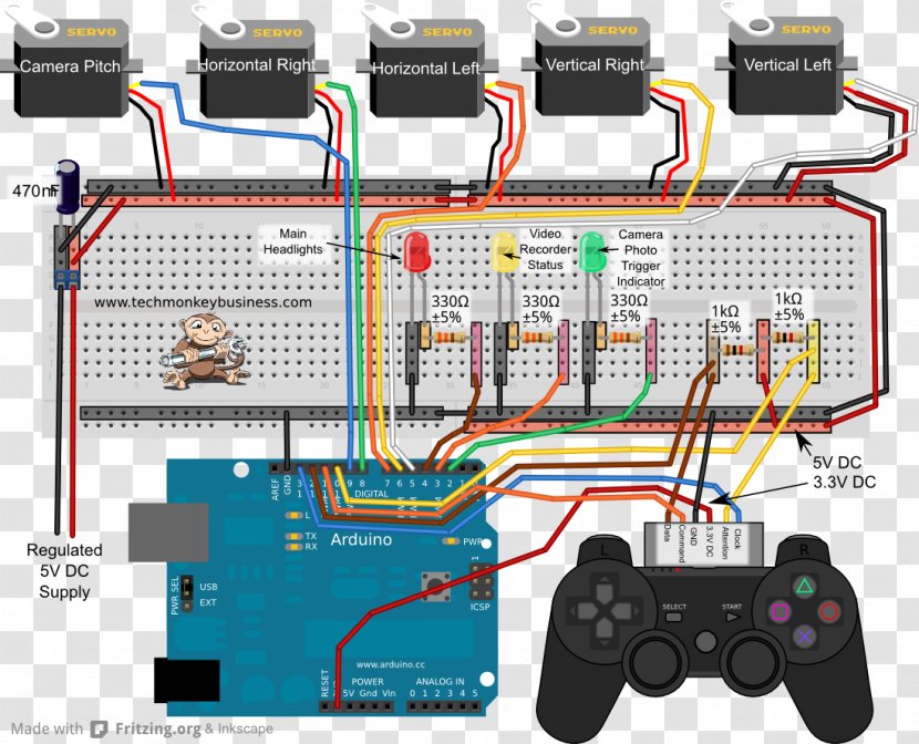 PlayStation 2 Arduino Electronics Game Controllers - Technology - Playstation Transparent PNG