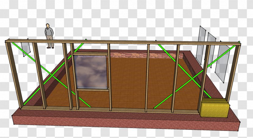 Structural Element House Terre-argile Wall Lumber - Shed Transparent PNG
