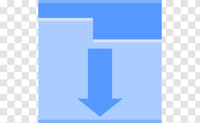 Blue Square Angle Symmetry - Sky - Places Folder Downloads Transparent PNG