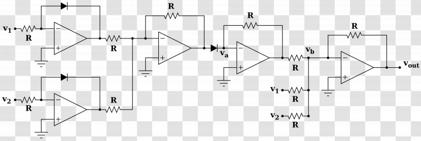 Analog Multiplier Analogue Electronics Multiplication Signal - Diagram Transparent PNG