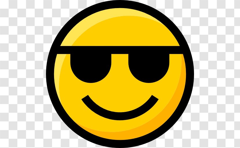 Emoticon Smiley Sunglasses - Emoji Transparent PNG