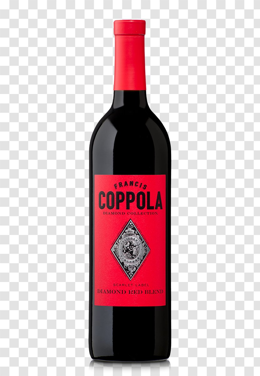 Francis Ford Coppola Winery Red Wine Cabernet Sauvignon Folie A Deux - Alcoholic Beverage - Label Transparent PNG