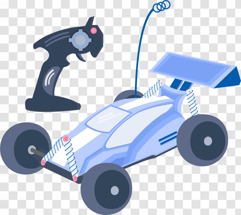 Radio-controlled Car Toy Remote Control Model - Blue - Manual Four-wheel Drive Transparent PNG