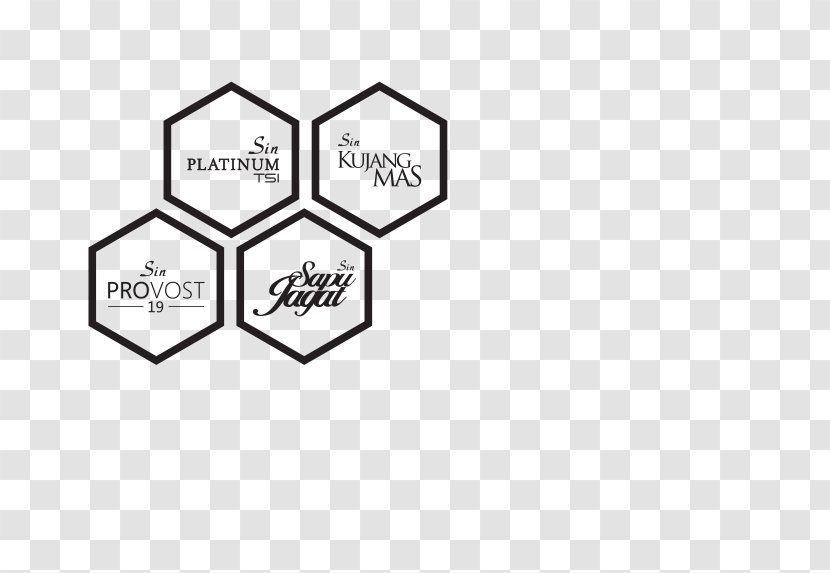 Logo Bee Honeycomb - Rectangle Transparent PNG