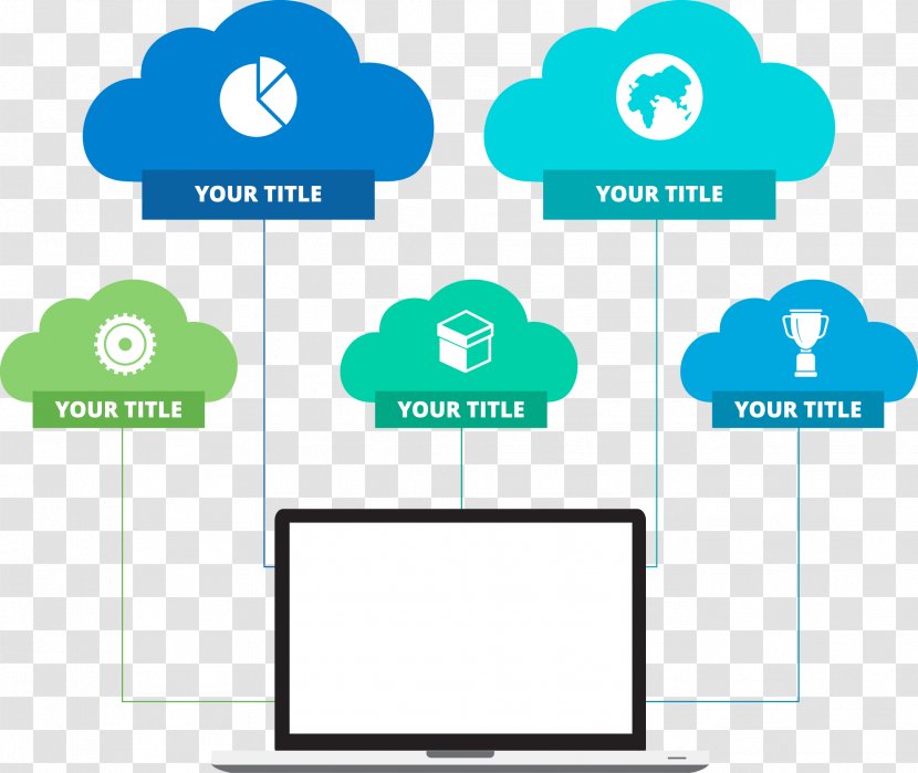 Infographic Cloud Chart Illustration - Organization - Vector Computer Label Transparent PNG