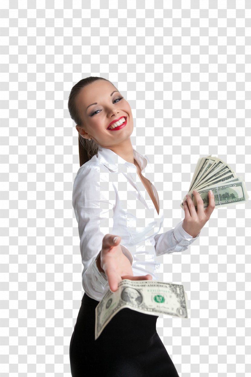 Money Wallet Woman United States Dollar Banknote - Bag Transparent PNG