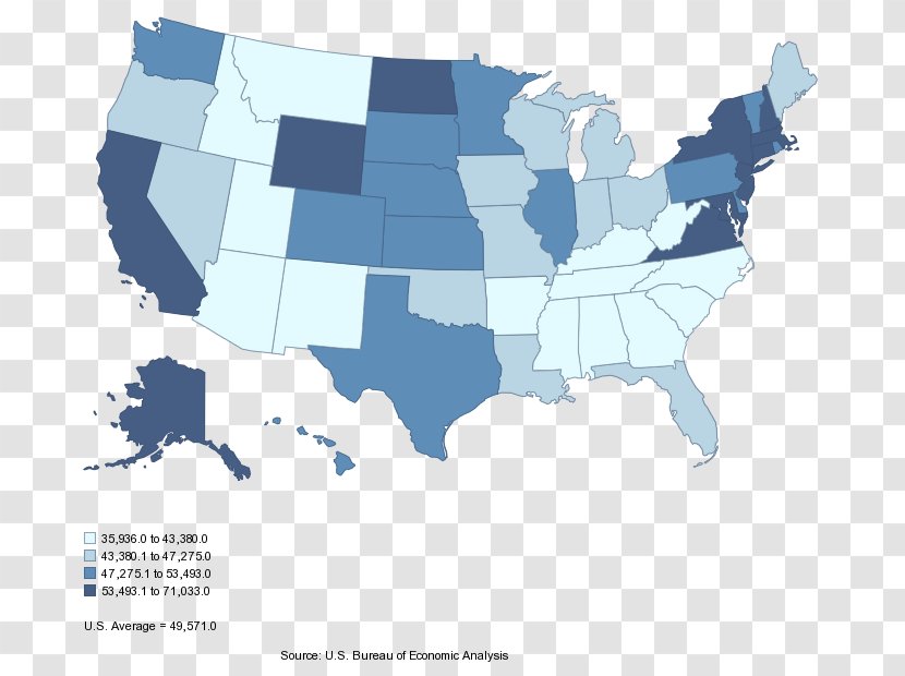 Arizona U.S. State Higher Education Federal Government Of The United States - Map - Puerto Rico Per Capita Income Transparent PNG