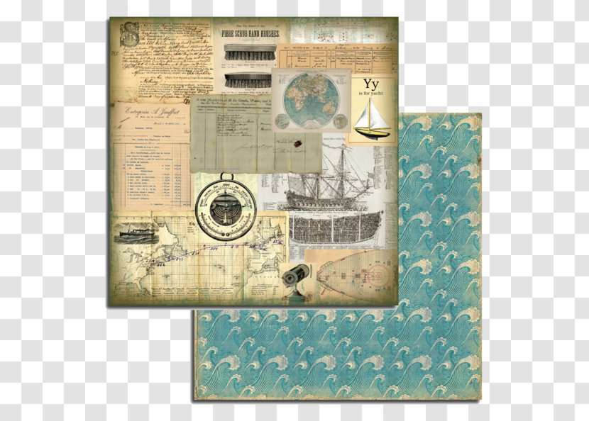 Newspaper Scrapbooking Post Cards Ephemera - Family - Paper Ship Transparent PNG