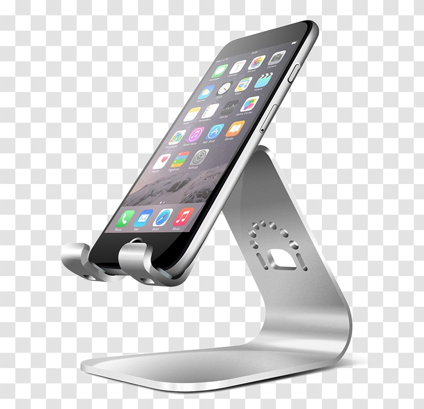 Apple IPhone 7 Plus 6 Desk Telephone - Iphone - Phone On Stand Transparent PNG