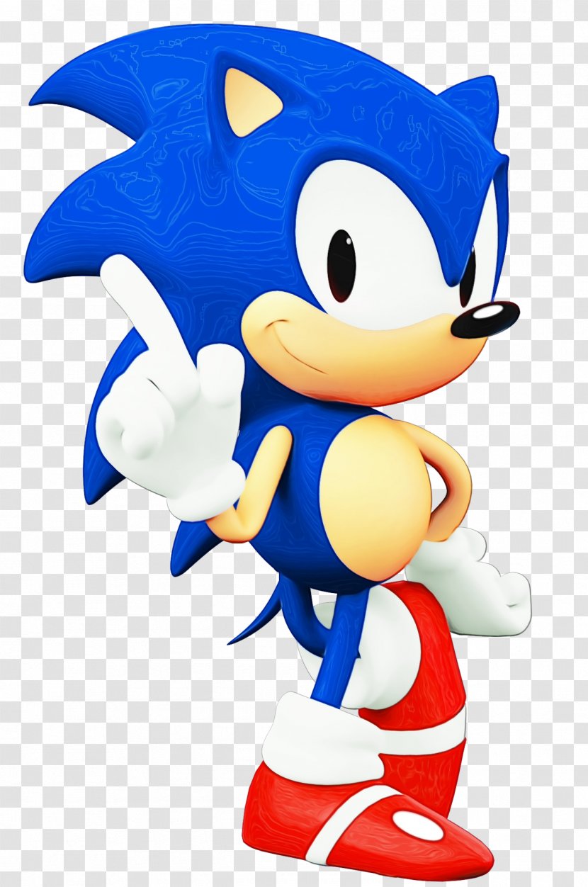 Clip Art Figurine Mascot Stuffed Animals & Cuddly Toys Character - Sonic The Hedgehog Transparent PNG