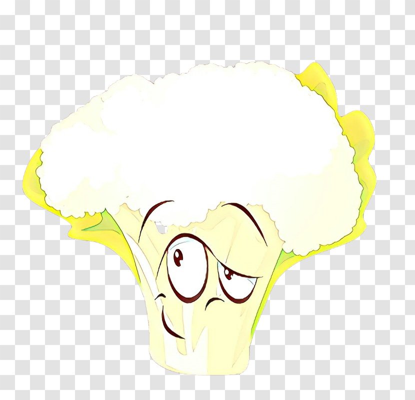 White Head Nose Cartoon Yellow - Line Art - Smile Transparent PNG