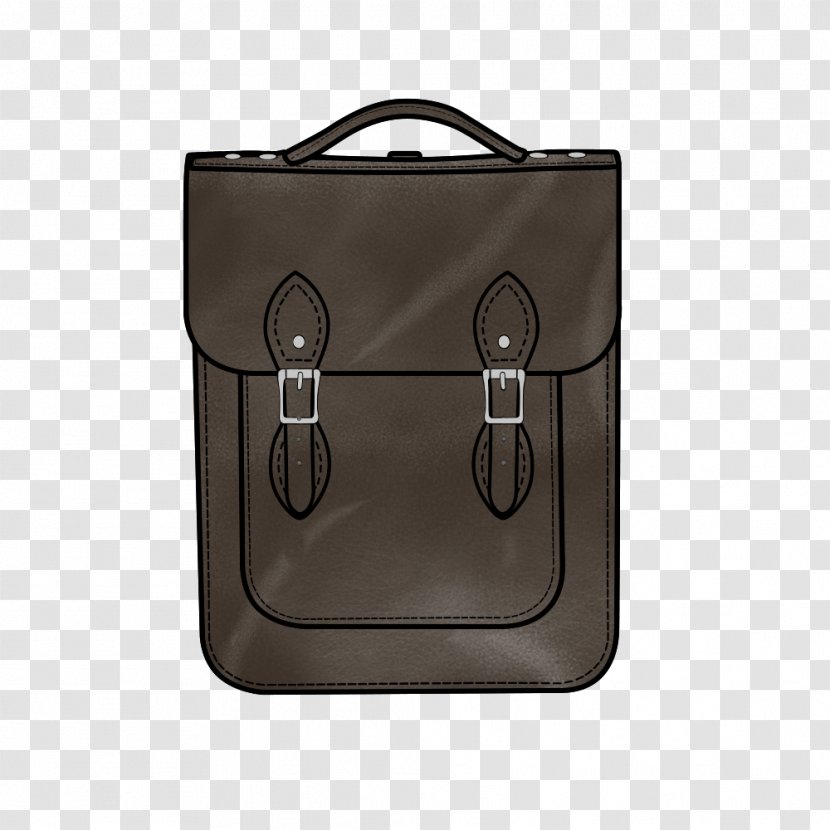 Briefcase Leather Backpack Cambridge Satchel Company - Black Transparent PNG