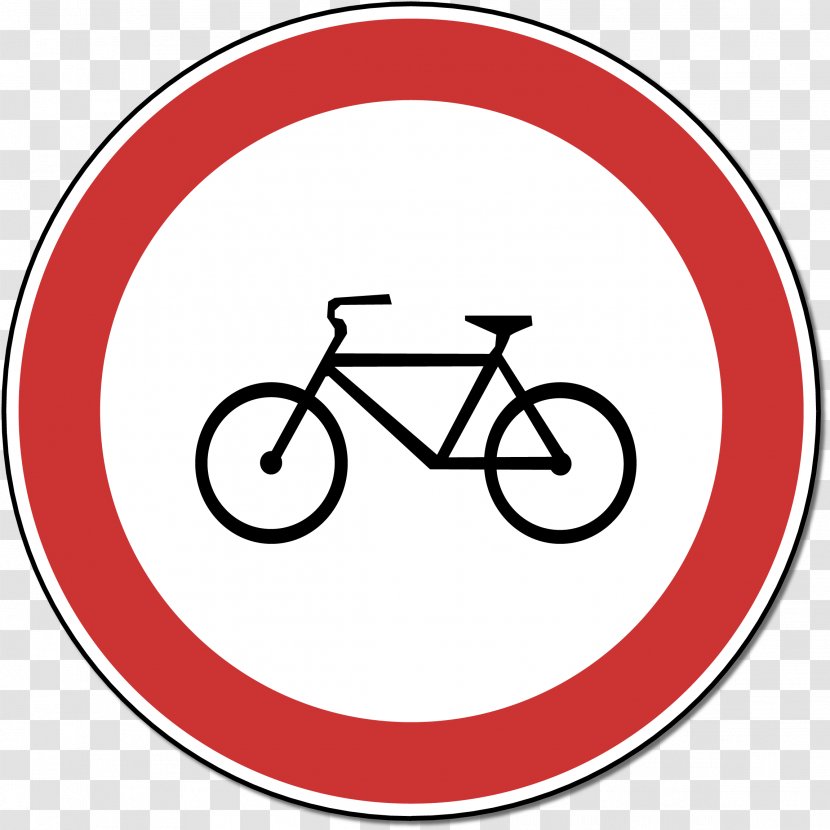 Bicycle Cycling Traffic Sign Motorcycle Clip Art - Road Signs In Mauritius Transparent PNG