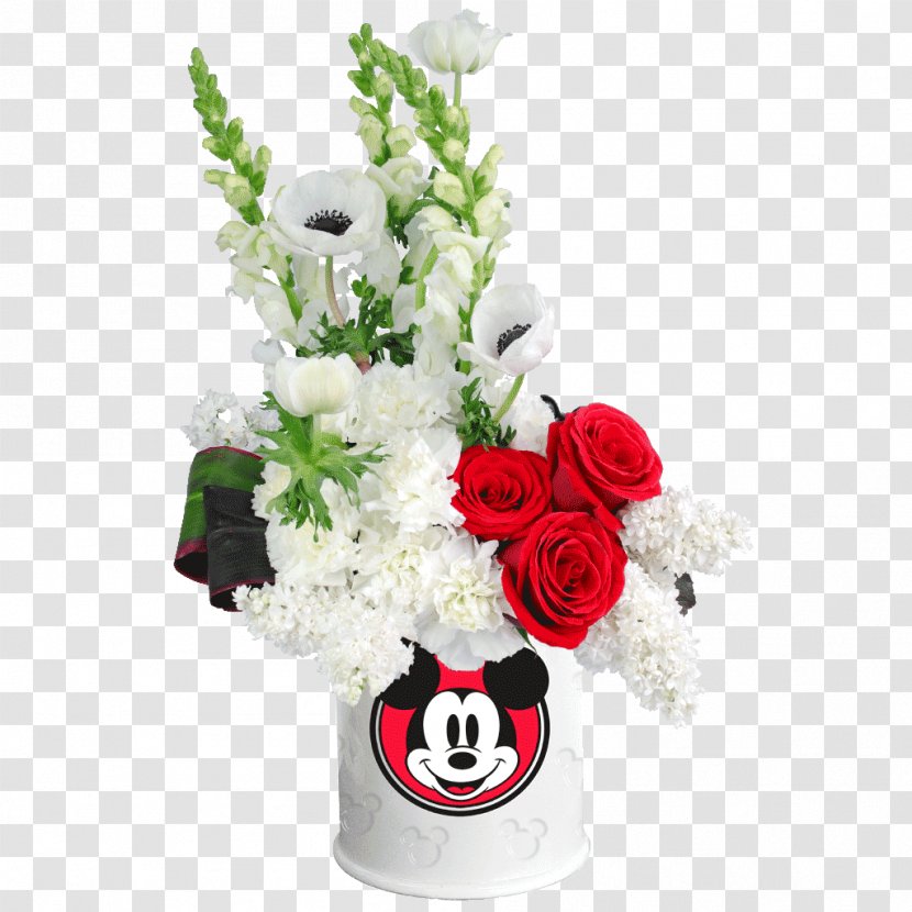 Mickey Mouse Minnie Floral Design Flower Bouquet - Plant - Father's Day Transparent PNG