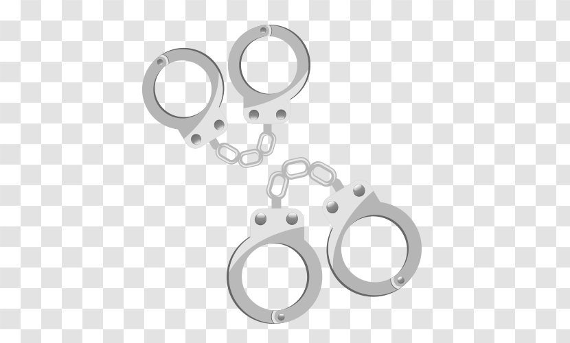 Handcuffs Criminal Law Lawyer - Statute - Material Transparent PNG