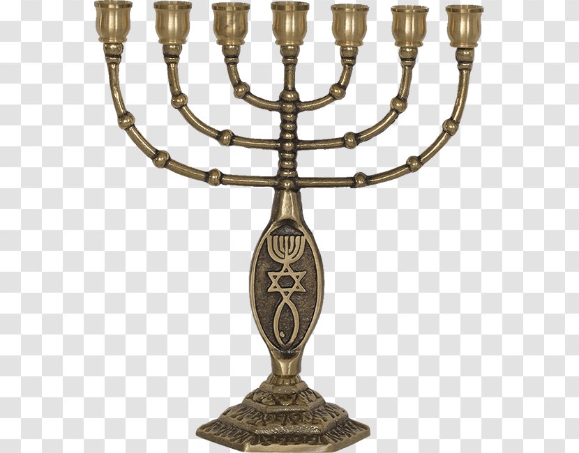 Menorah Judaism Israelites Hanukkah Candle - Candelabra Transparent PNG