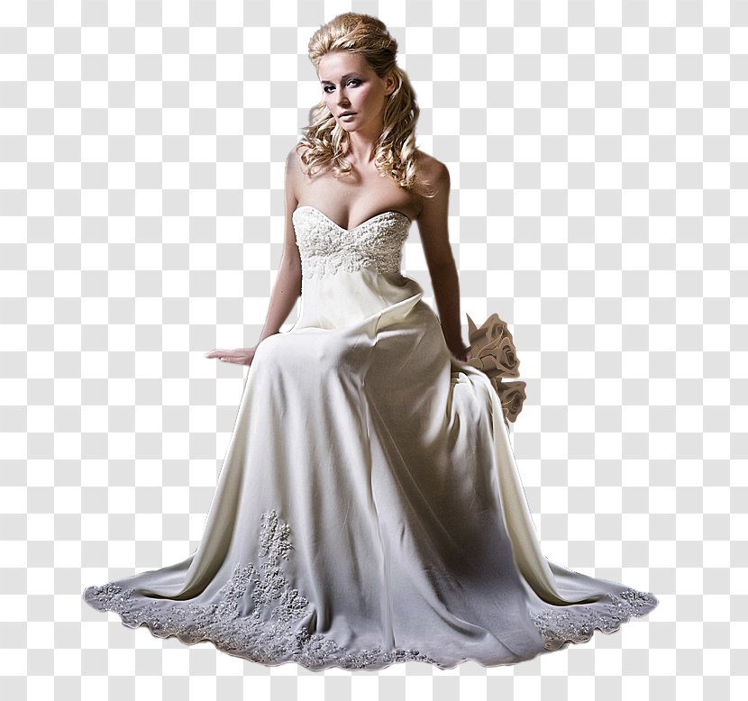 Wedding Dress Bride Woman White Transparent PNG