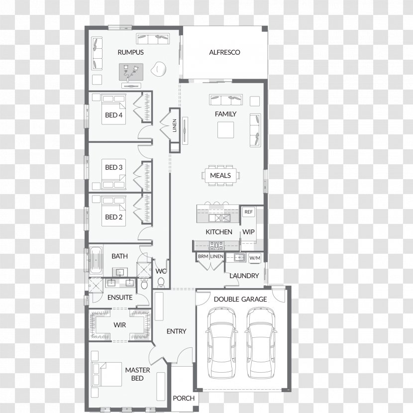 Floor Plan Paper Product Design Line - Drawing Transparent PNG