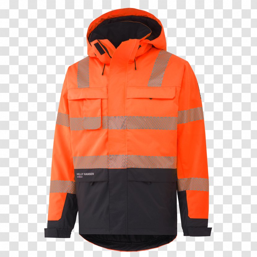 High-visibility Clothing Jacket Helly Hansen Coat - Outerwear Transparent PNG