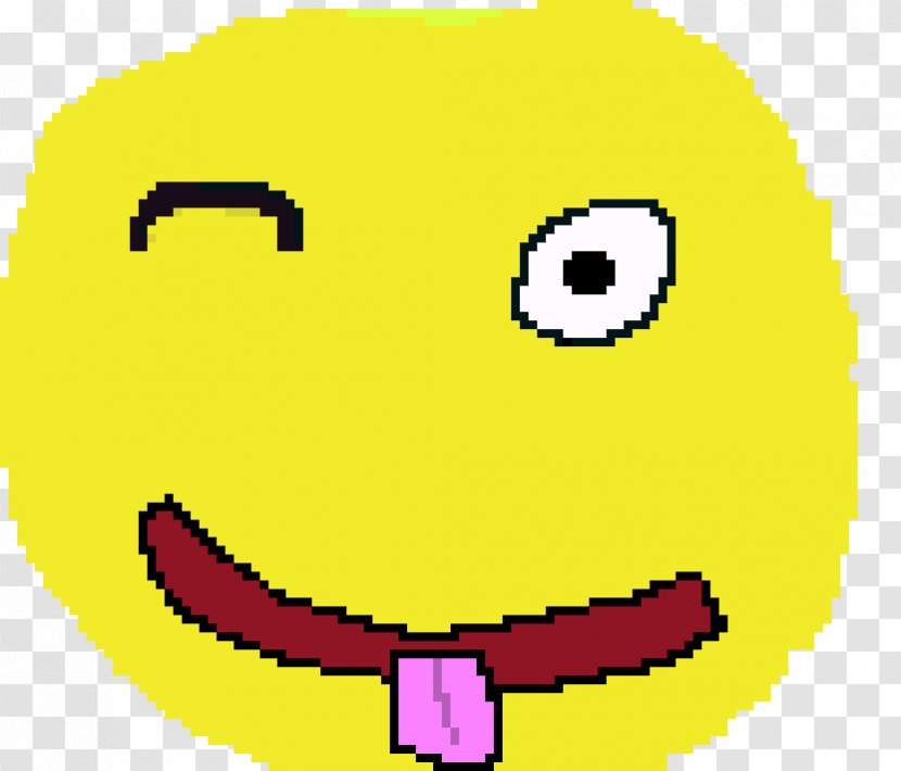 Pixel Art Smiley - Emoji Transparent PNG