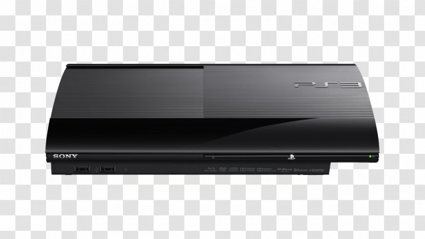 Sony PlayStation 3 Super Slim Video Game Consoles - Electronics Accessory - Ten Transparent PNG