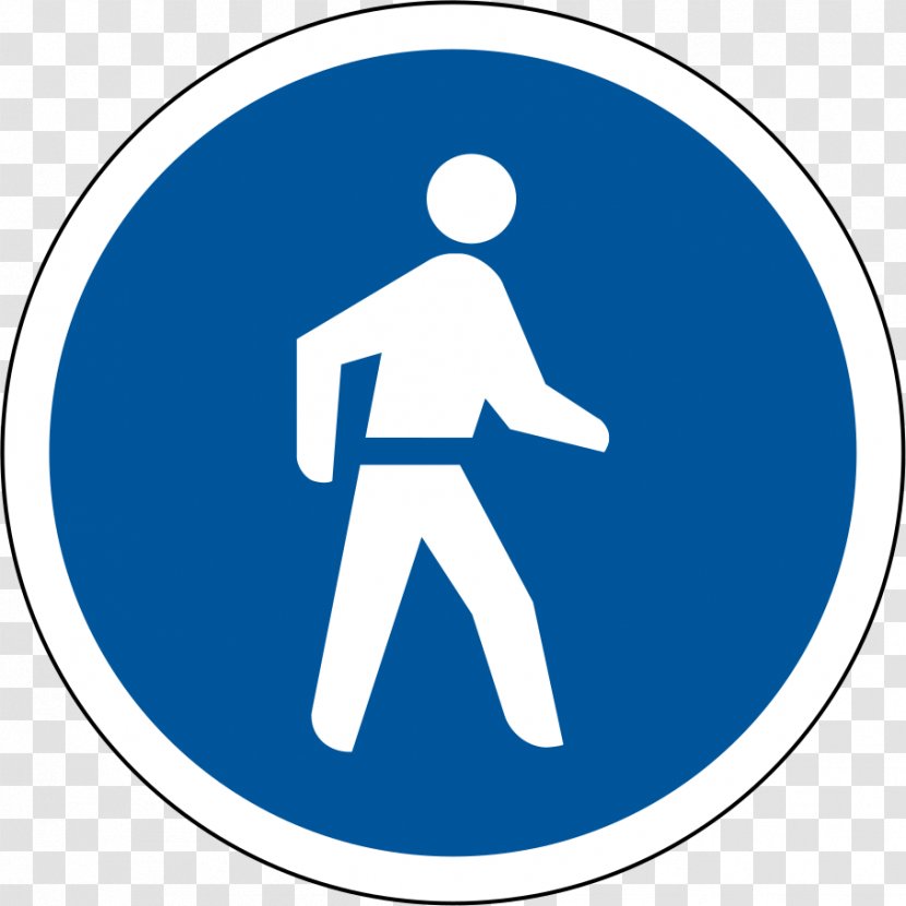Traffic Sign R109 Road Pedestrian - Devices Transparent PNG