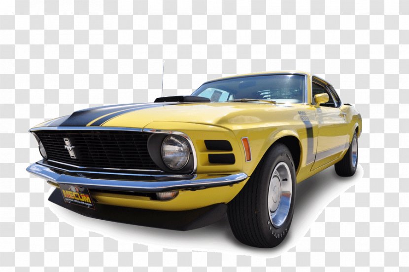 Car Boss 429 302 Mustang Ford Mach 1 Motor Company - Vehicle - Classic Transparent PNG