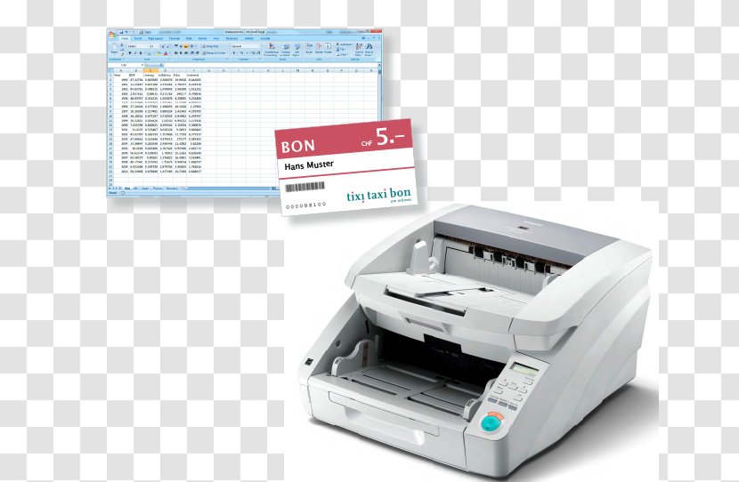 Image Scanner Canon P208 Portable A4 Ii 1.022 Kg ImageFormula DR-G1130 Document - Printer - Lettershop Transparent PNG
