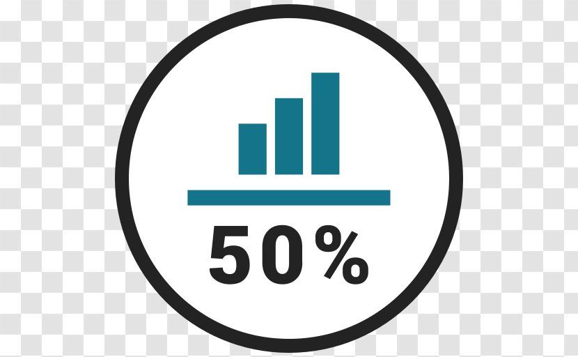 Bar Chart Percentage - Area - 50 Percent Transparent PNG