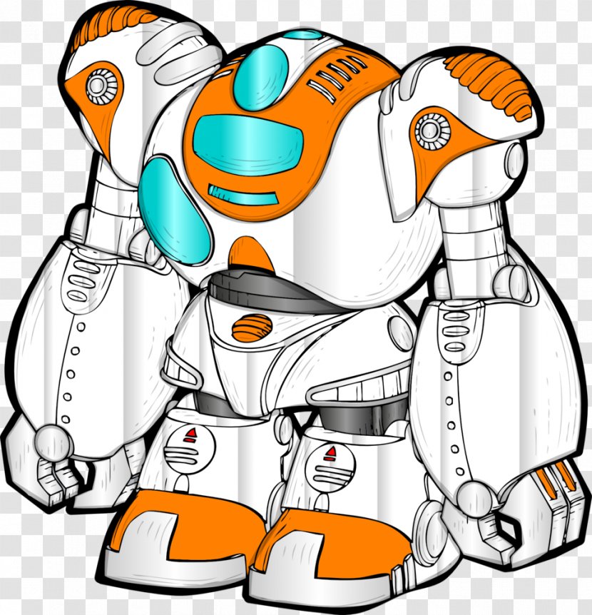 Humanoid Robot Drawing Clip Art - Android Transparent PNG
