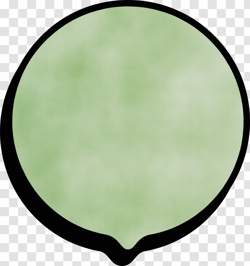 Green Yellow Leaf Circle Pattern Transparent PNG