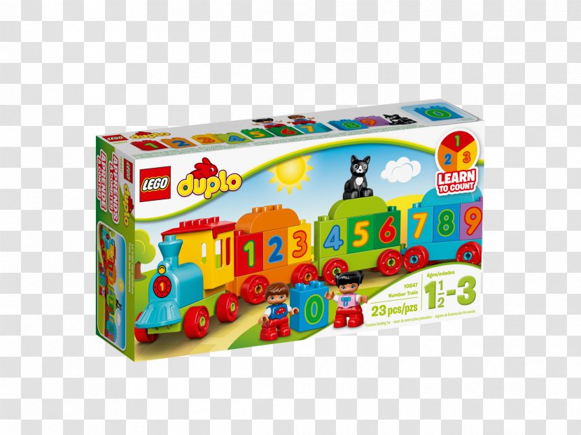 LEGO 10847 DUPLO Number Train Toy 10848 My First Bricks Transparent PNG