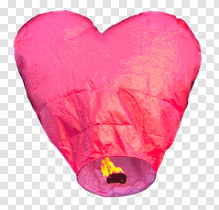 Fun Party Casabella's Fireworks Dorința Paper Lantern - Pink - Heart Firework Transparent PNG