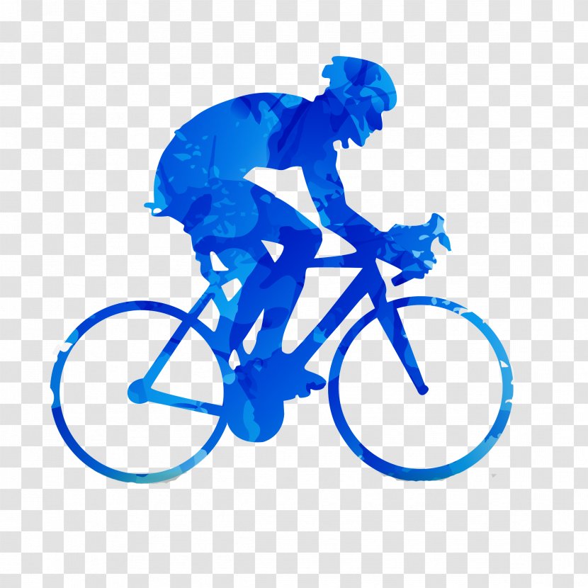 Bicycle Touring Cycling Euclidean Vector - Hybrid Transparent PNG