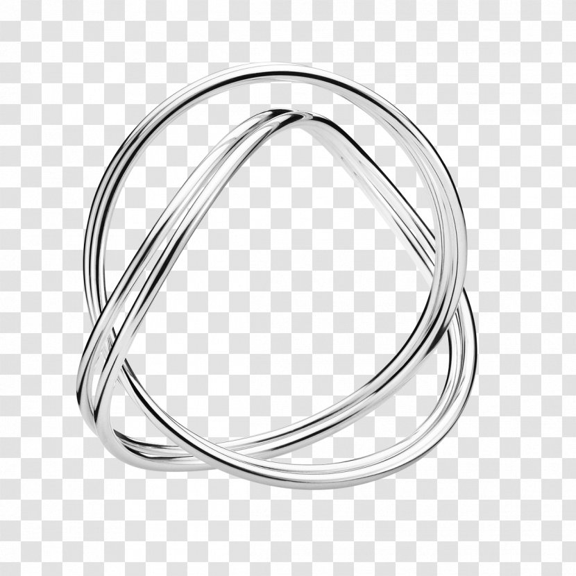 Earring Bracelet Sterling Silver Bangle Jewellery - Coffee Ring Transparent PNG