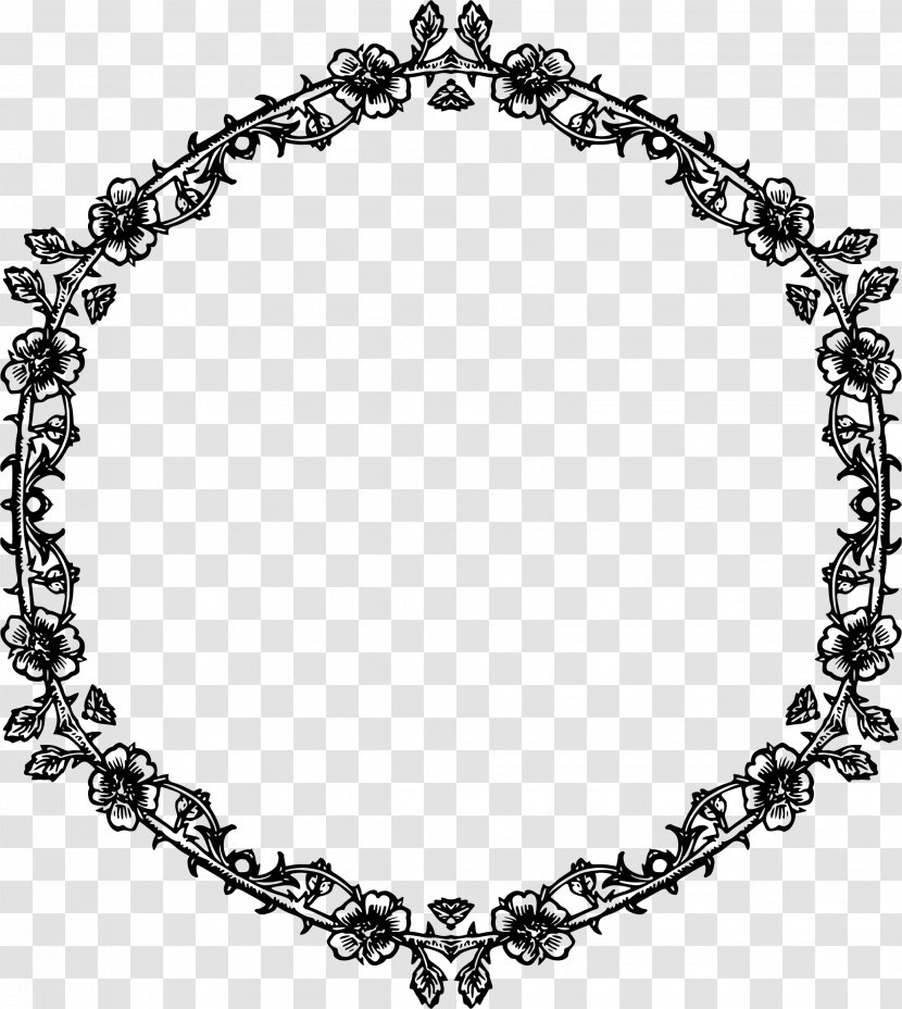 Ring Picture Frames Clip Art - Flower - Rose Frame Transparent PNG