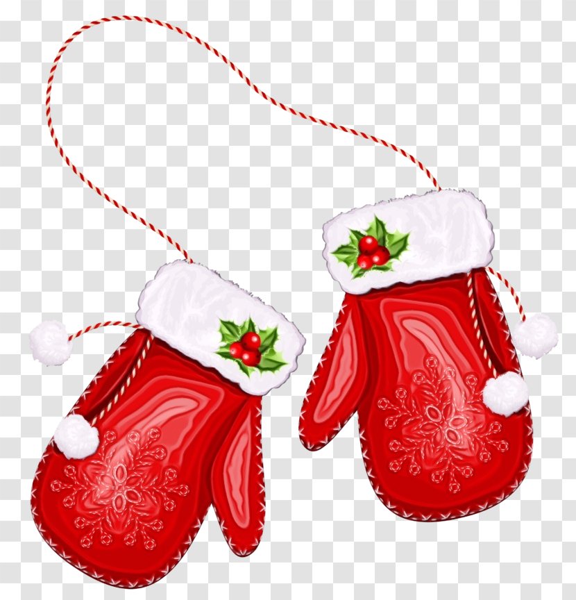 Christmas Ornament - Wet Ink - Heart Boxing Glove Transparent PNG