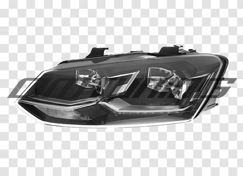 Headlamp Volkswagen Polo GTI Car Bumper - Vehicle Transparent PNG