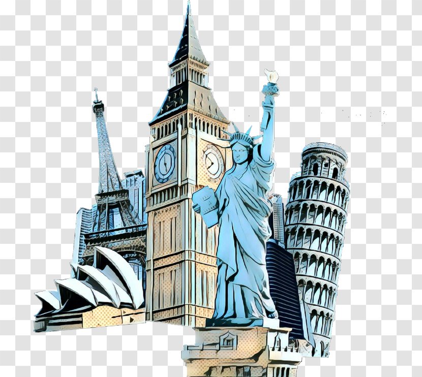 Facade Architecture Landmark Illustration Spire - Metropolitan Area - Tower Transparent PNG