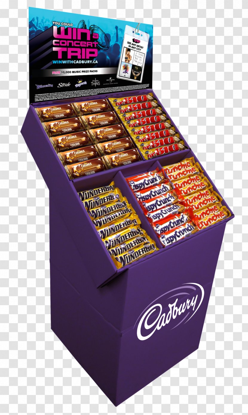 Chocolate Bar Cadbury Display Stand - Maynards - Sweet Shops Rack Transparent PNG