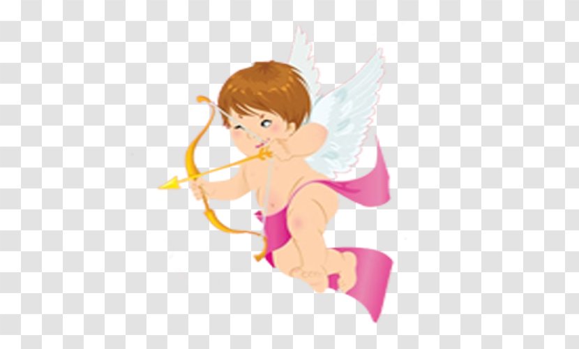 Valentines Day Cupid Love February 14 Heart - Cartoon Transparent PNG
