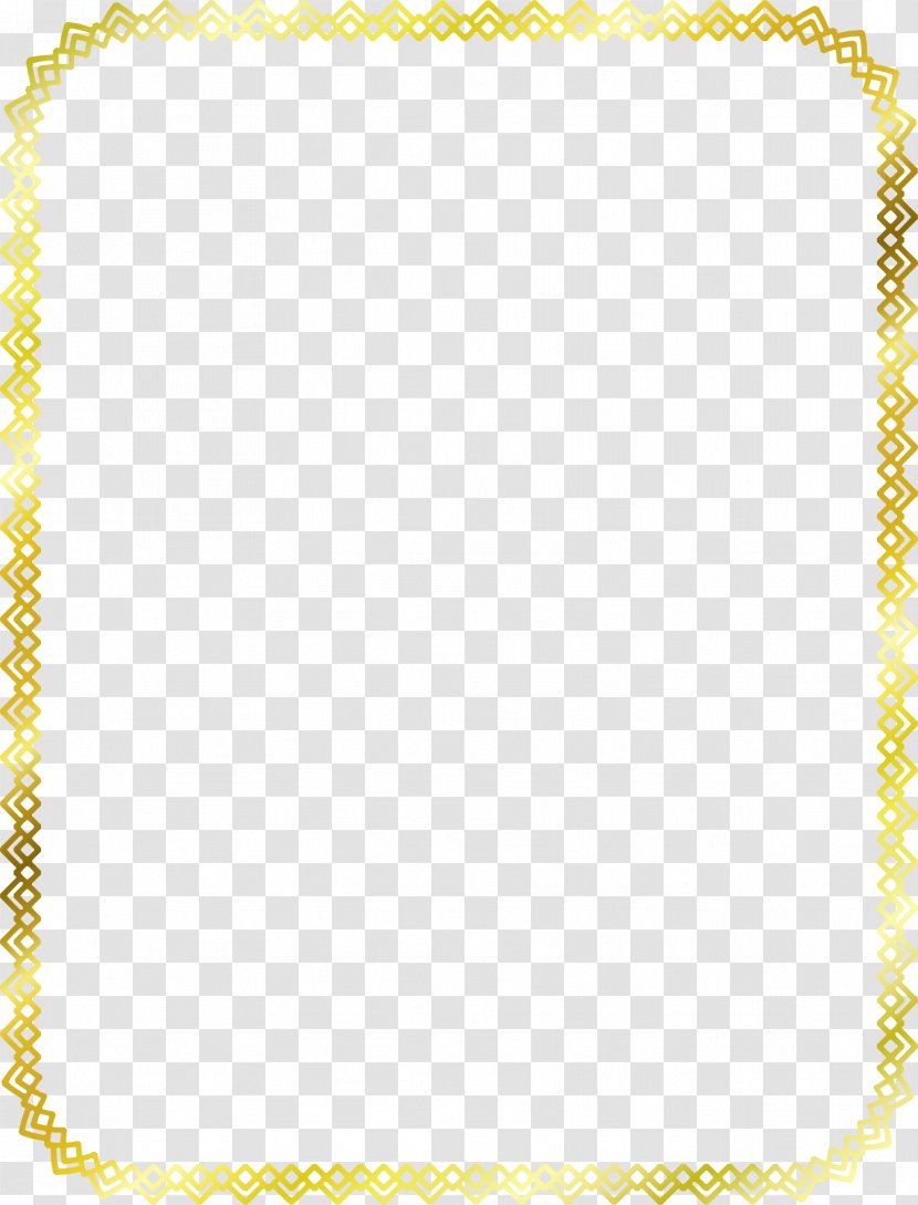 Area Rectangle Square Picture Frames Circle - Text - Gold Border Transparent PNG